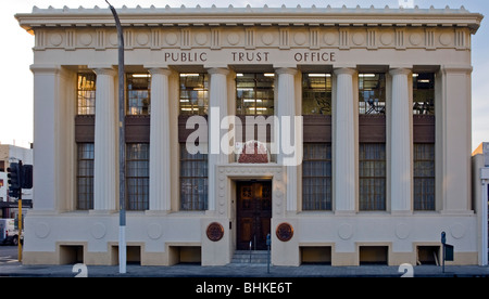 Öffentliche Vertrauen Art Deco Bürogebäude, Napier, Neuseeland Stockfoto