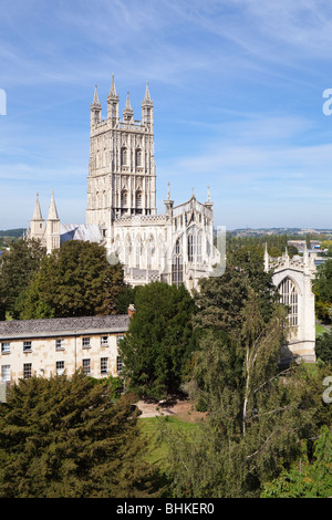 Gloucester Cathedral, Gloucestershire Großbritannien Stockfoto