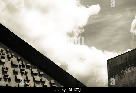 Architektonische Formen in der Hauptstadt Brasilia, Brasilien Stockfoto