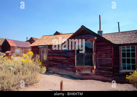 Ansicht des Hauses Murphy, Bodie State Historic Park, Kalifornien Stockfoto