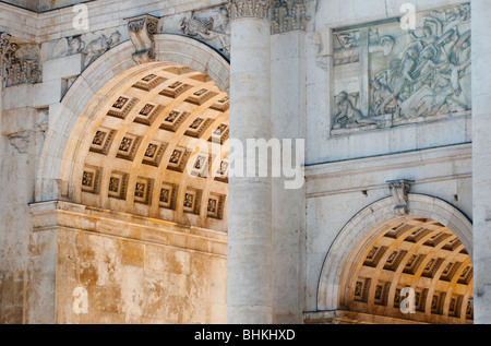 Siegestor (Siegestor) in München, Deutschland Stockfoto