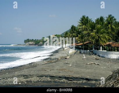 El Salvador. Zunzal. El Tunco Strand. Stockfoto