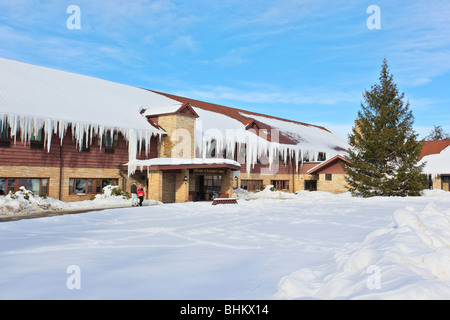 Lodge in Blackwater Falls State Park, Davis, West Virginia Stockfoto