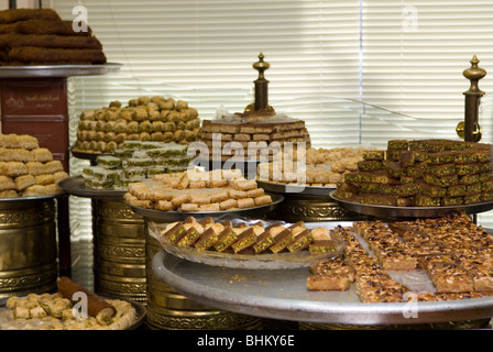 Nahen Ostens Dessert im Libanon Middle East Asia-shop Stockfoto