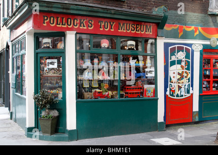 Pollocks Toy Museum in Bloomsbury, London Stockfoto