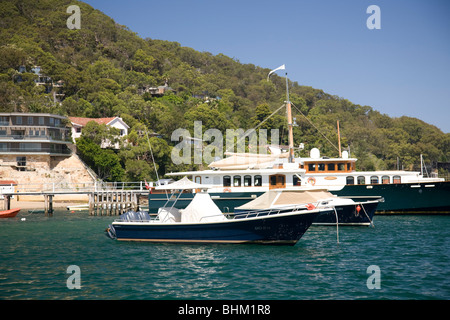 Boote in Pittwater im Palm Beach, Australien Stockfoto