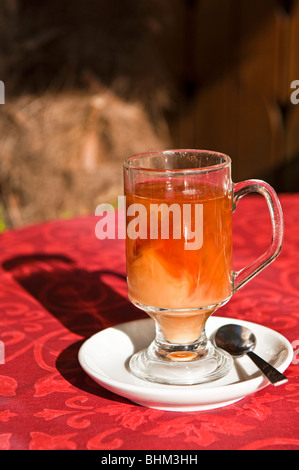 Eine Tasse Tee für eine Stockfoto