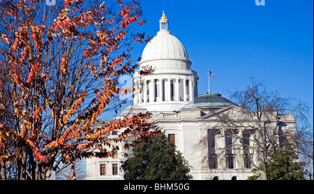 Panoramablick über State Capitol von Arkansas Stockfoto