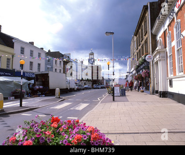 High Street, Bridport, Dorset, England, Vereinigtes Königreich Stockfoto