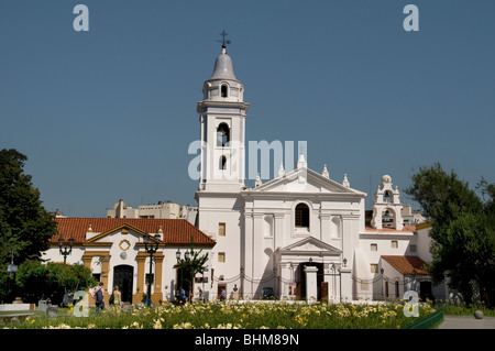 Buenos Aires Argentinien Kirche Iglesia de Nuestra Señora del Pilar in der Nähe der berühmten Friedhof Cementario De La Recoleta Stockfoto