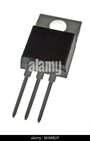 Power Transistor-Ansicht von vorne unten Stockfoto