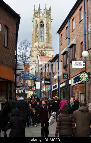 Coppergate Einkaufszentrum York North Yorkshire UK. Stockfoto