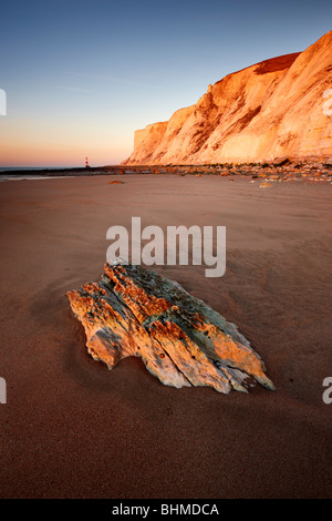 Sonnenaufgang am Beachy Head Leuchtturm Stockfoto