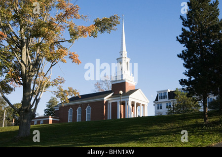 Acadia University church Wolfville Nova Scotia Kanada Stockfoto