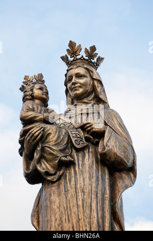 Maria und Kind St.Anne Kathedrale Quebec City, Kanada Stockfoto