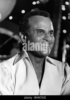 Belafonte, Harry (geboren als "Harold George Belafonte"), * 1.3.1927, US-Sänger und Schauspieler, Porträt, ca. 1960, Stockfoto