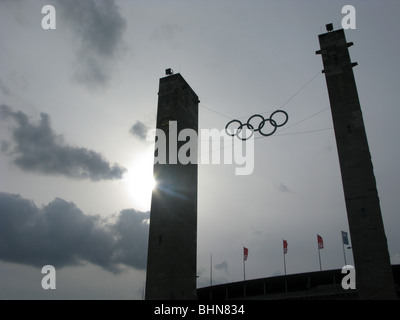 Das Olympiastadion, die deutsche Hauptstadt Berlin Berlin Deutschland Stockfoto