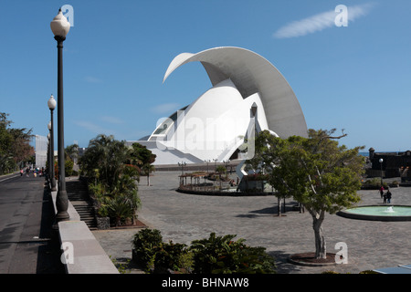 Die Konzerthalle Auditorio de Tenerife in Santa Cruz Kanarische Inseln-Spanien Stockfoto