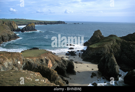 Kynance Cove auf der Lizard Halbinsel Cornwall England Stockfoto
