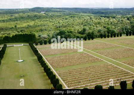 Friedhof in das Beinhaus von Douaumont, in der Nähe von Verdun, Frankreich Stockfoto