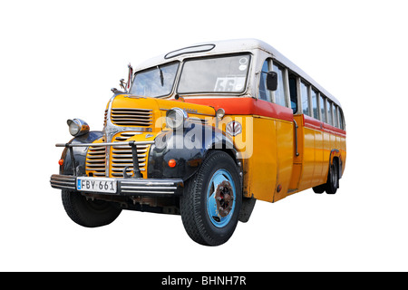 Maltesische klassischen öffentlichen Busverkehr Stockfoto