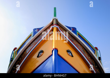 Luzzu, traditionellen maltesischen Fischerboot Stockfoto