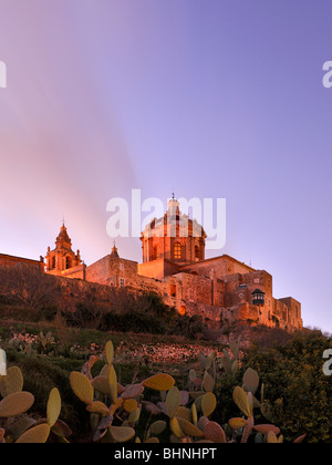 St. Pauls Kathedrale, Mdina, Malta Stockfoto