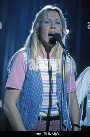 ABBA - schwedischen pop-Gruppe mit Agnetha Faltskog Stockfoto