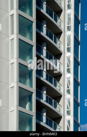 Höhe 25, East Croydon-Luxus-Apartment-Gebäude. Surrey, UK Stockfoto