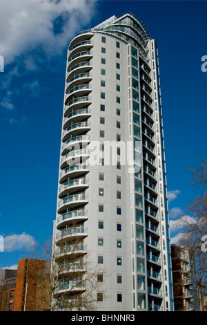 Höhe 25, East Croydon-Luxus-Apartment-Gebäude. Surrey, UK Stockfoto