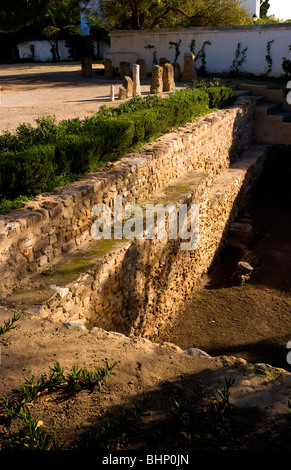 Carthage Tunesien Ruinen genannt Tophet oder punischen Heiligtums, wo Kinder in Afrika geopfert wurden Stockfoto