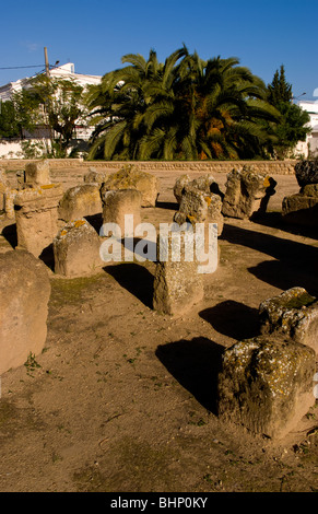 Carthage Tunesien Ruinen genannt Tophet oder punischen Heiligtums, wo Kinder in Afrika geopfert wurden Stockfoto