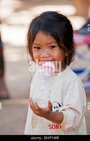 Eines der vielen Gesichter der Kinder von Kambodscha Stockfoto