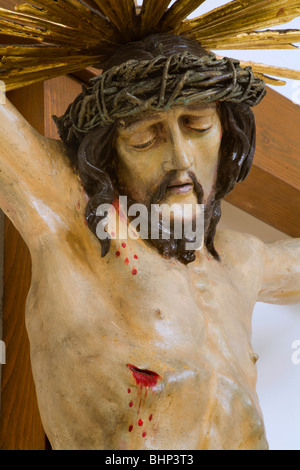 Jesus Christus am Kreuz Stockfoto