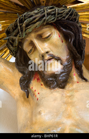 Jesus Christus am Kreuz Stockfoto