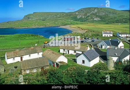 Folk Village, Glencolumbcille, Co. Donegal, Irland Stockfoto