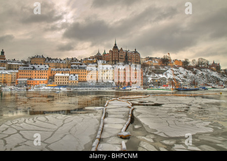 Atemberaubenden Ausblick in Richtung Sodermalm Südinsel in Stockholm Stockfoto