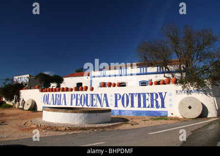 Künstlerische Keramik Shop Olaria Algarve Stockfoto