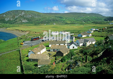 Folk Village, Glencolumbcille, Co. Donegal, Irland Stockfoto