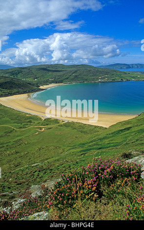 Strand in der Nähe von Melmore Head, Co. Donegal, Irland Stockfoto