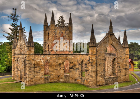 St. Davids Kirche, Port Arthur Penal Colony, Tasmanien, Australien Stockfoto