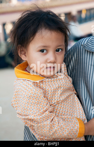 Eines der vielen Gesichter der Kinder von Kambodscha Stockfoto