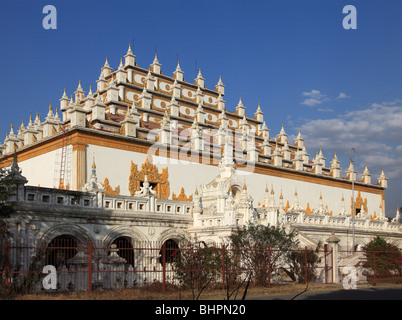 Myanmar, Burma, Mandalay, Atumashi Kyaung, unvergleichliche Kloster, Stockfoto