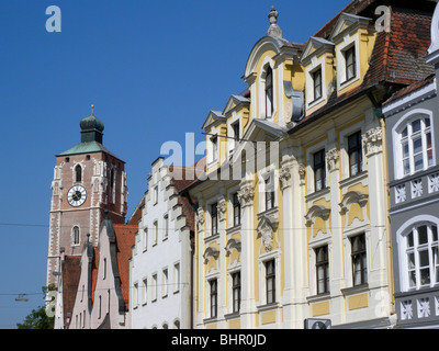 Altstadt, Ingolstadt an der Donau, Bayern, Deutschland | alte Stadt Ingolstadt an der Donau, Bayern, Deutschland Stockfoto