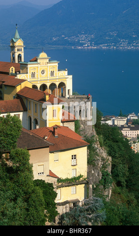 Kirche Madonna del Sasso in Locarno Stockfoto