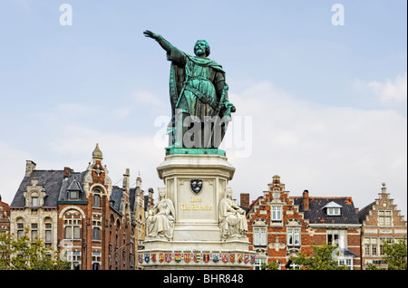 Jacob van Artevelde; Aussehenden; Gent, Belgien Stockfoto