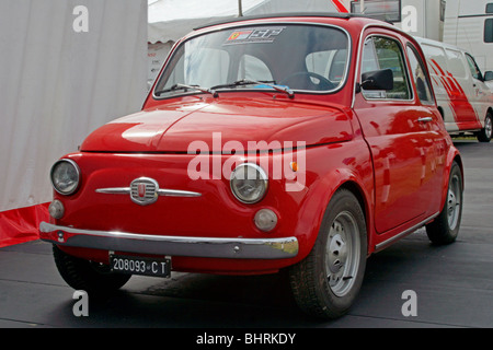 Fiat 500 Italienisch zwischen 1957 und 1975 produziert. Stockfoto