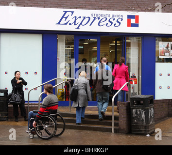 Ein Schüler Union Express Convenience-Store in Nottingham, England, Vereinigtes Königreich Stockfoto