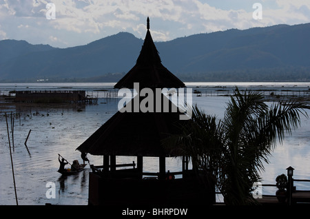 Treasure Resort am Inle-See in Myanmar Stockfoto