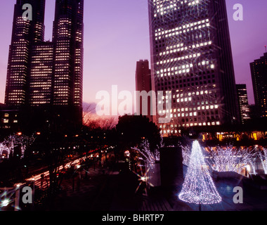 Nachtansicht von Shinjuku, Shinjuku, Tokio, Japan Stockfoto